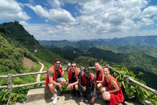 happy customer in Hanoi - Ba Be Lake - Ban Gioc Waterfall Tour