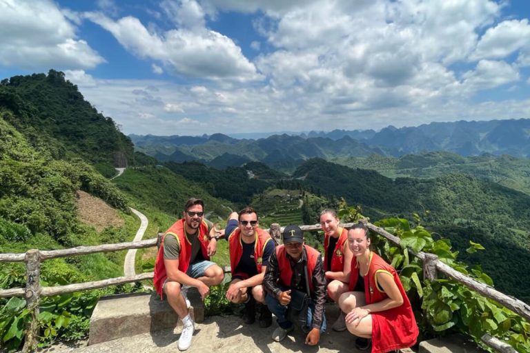 happy customer in Hanoi - Ba Be Lake - Ban Gioc Waterfall Tour