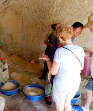 learn how to make rice in Vietnam - Bavi Eco Tour