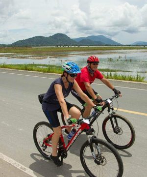 take a morning bike ride in nam dinh - hanoi local tours