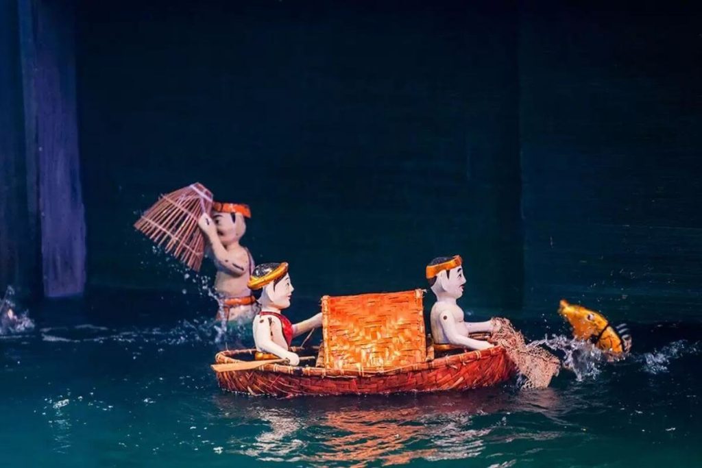 thang long water puppet theatre hanoi - hanoi tour