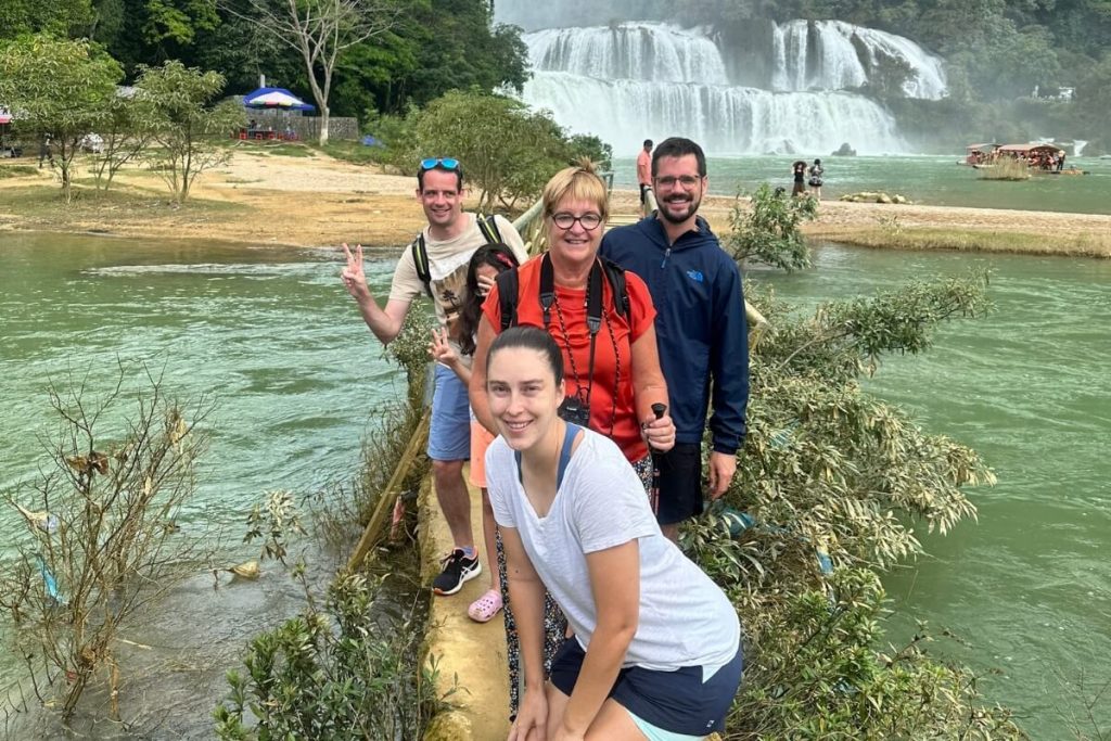 visit ban gioc waterfall tour from hanoi