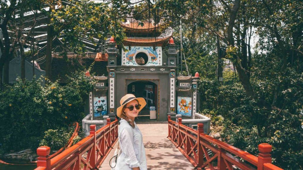 visit ngoc son temple - hanoi pagoda tour