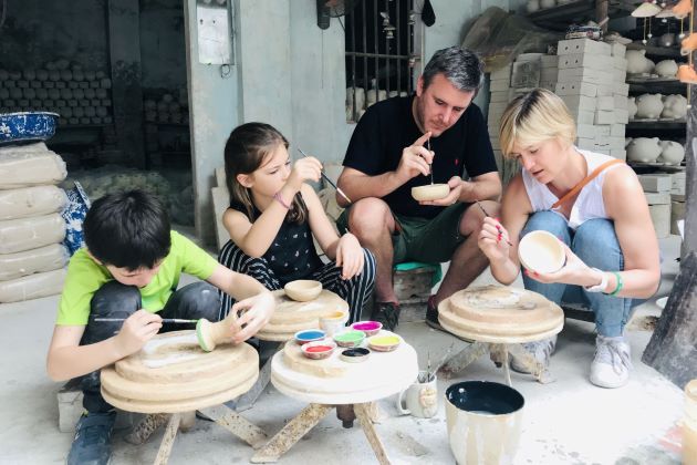 visit traditional village on trips from hanoi