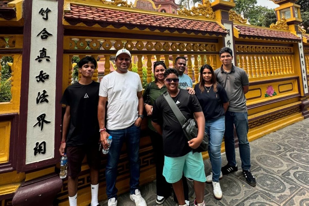 visit tran quoc pagoda in halong bay tours from hanoi