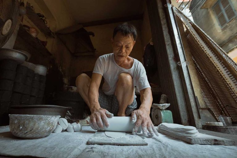 visiting Tho Ha Rice Paper Village Hanoi Traditional Handicraft in Hanoi Day Tours